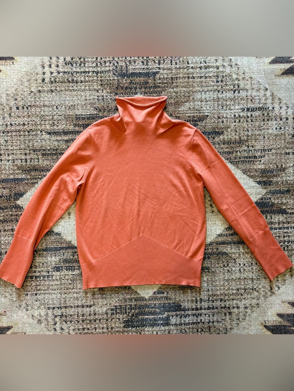 J. Jill Silk Blend High Neck Turtleneck Sweater Size Medium
